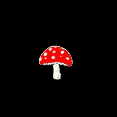 Realistic Mushroom Pin