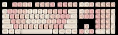 Womier PBT Keycaps - Pink Cherry