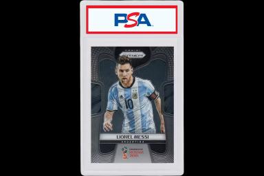 Lionel Messi 2018 Panini Prizm World Cup#1 PSA 9