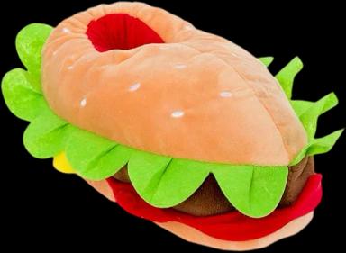 Hamburger Slippers 