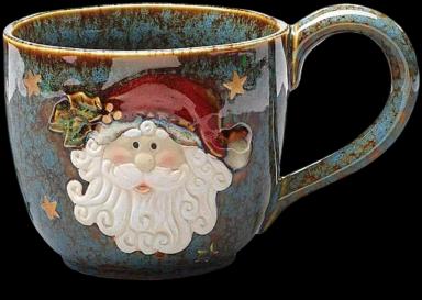 Large Santa Christmas Mug