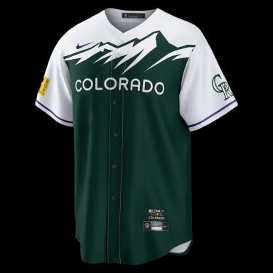 Men's Colorado Rockies Charlie Blackmon Nike Green City Connect Replica Player Jersey