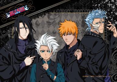 BLEACH - Group Black & Rock Throw Blanket