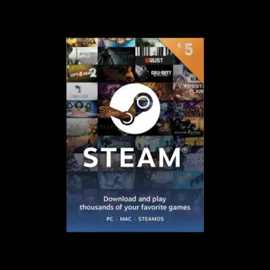 $5 Steam Gift Card