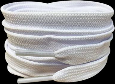 White Nike Dunk Replacement Style Laces