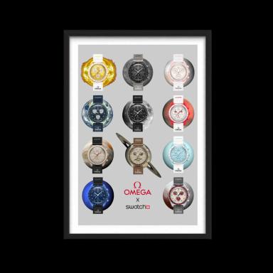 Omega X Swatch Watch Poster