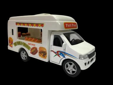 KiNSFUN Die Cast Metal Food Truck 5 inch