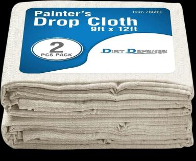 Pack of 2: All Purpose Canvas Drop Cloth