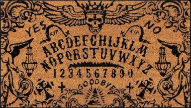 Ouija Board Welcome Door Mat