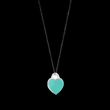 Tiffany Blue® Small Heart Tag Pendant