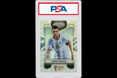 Lionel Messi 2018 Panini Prizm World CupSilver #1 PSA 9