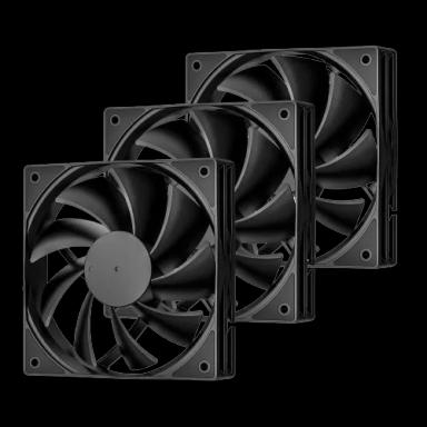 DARKROCK 3-Pack 120mm Black Computer Case Fans