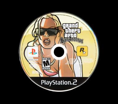 Grand Theft Auto: San Andreas PS2 CD