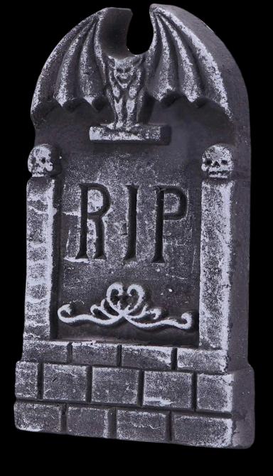 17” Halloween Foam RIP Graveyard Tombstone