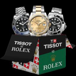 Tissot vs Rolex case