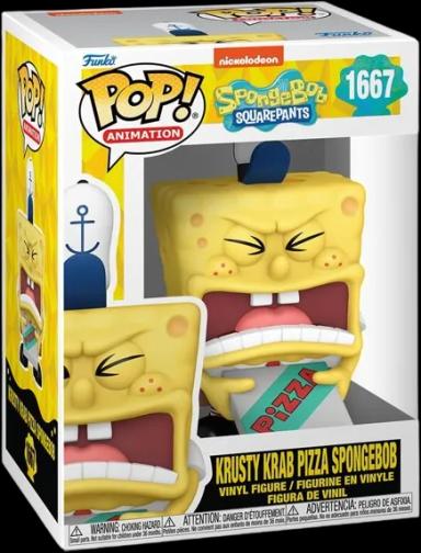 Funko Pop! Animation: Spongebob Squarepants 25th Anniversary - Krusty Krab Pizza Spongebob