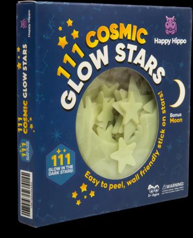 Happy Hippo 111 Glow in The Dark Stars for Ceiling