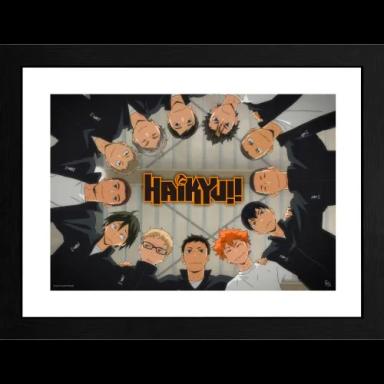 Haikyu!! - Karasuno Fight Framed Print