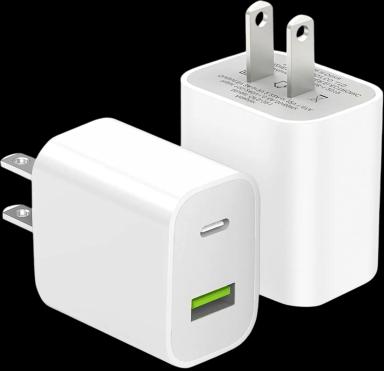 2 Pack USB C Charger Block