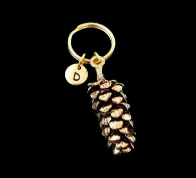 Pine Cone Keychain