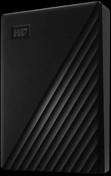 WD 4TB My Passport, Portable External Hard Drive, Black, backup software with defense against ransomware, and password protection