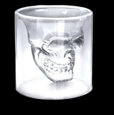 Genuine Fred DOOMED Crystal Skull Shotglass