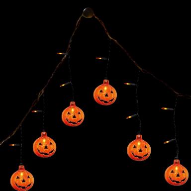 Halloween Pumpkin String Lights