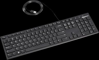 Amazon Basics Low-Profile Wired USB Keyboard with US Layout