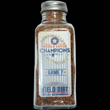 Houston Astros Game-Used 2017 World Series Game 7 Dirt Jar