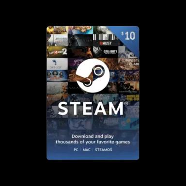 $10 Steam Gift Card