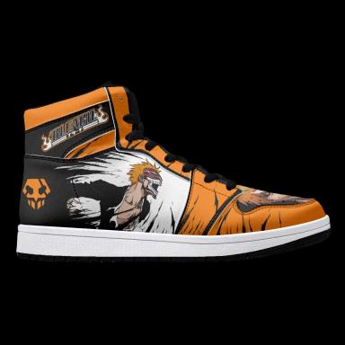 Ichigo Kurosaki Bankai Buruchi Mid 1 Basketball Shoes for Kids