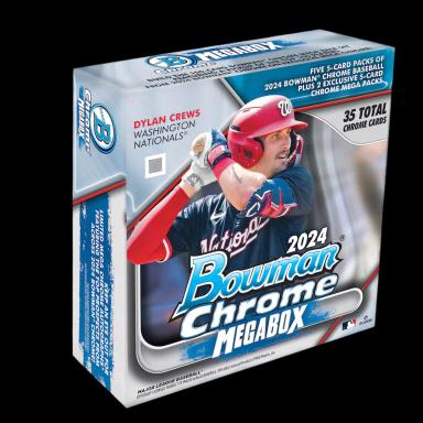 2024 Bowman Chrome Baseball Factory Sealed Mega Box