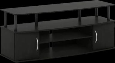 Entertainment Stand for TV Up to 55 Inch, Blackwood