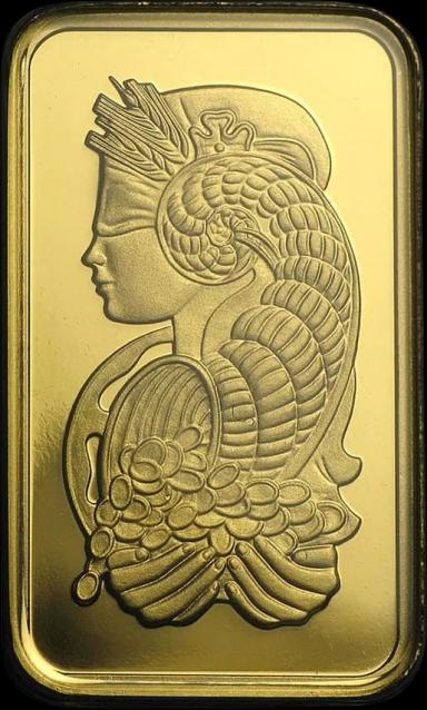 10 gram Gold Bar - PAMP Lady Fortuna Veriscan® (In Assay)