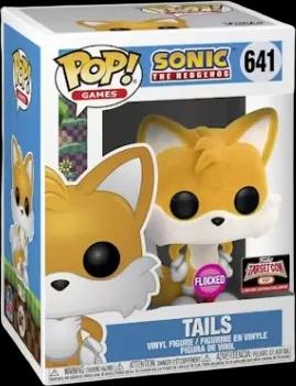 Funko Pop! Games Sonic The Hedgehog Tails (Flocked) Target Con Exclusive Figure #641