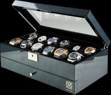 Luxury 12 Slot Watch Box Organizer