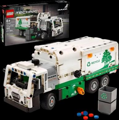 LEGO Technic Mack LR Electric Garbage Truck Toy 42167