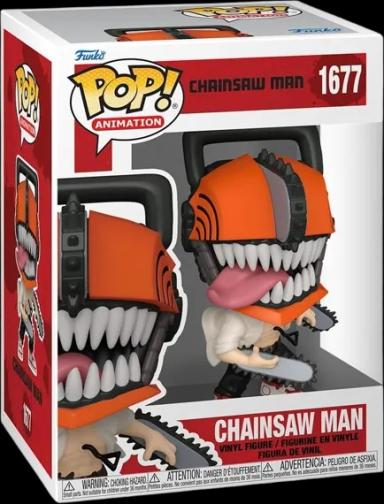 Funko Pop! Animation: Chainsaw Man - Chainsaw Man with Chase