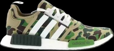 adidas NMD R1 Bape Olive Camo (Us Men's 4.5)