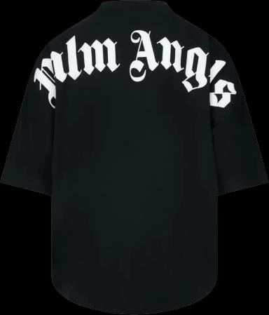 Palm Angels Classic Logo Print T-shirt Black (US S)