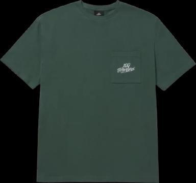 100 Thieves Foundations FW'23 SS Pocket T-Shirt - Forest