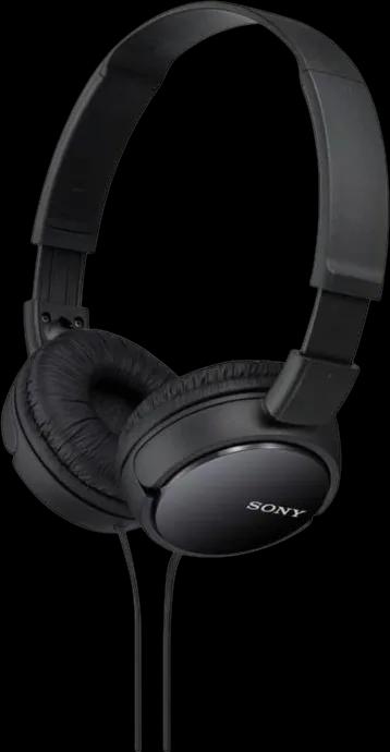 Sony ZX Series Wired On-Ear Headphones, Black