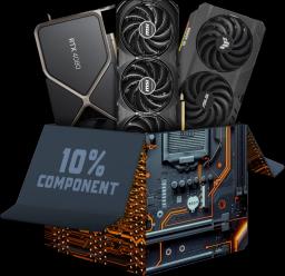 10% Component case