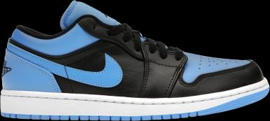 Jordan 1 Low Black University Blue (US 9)