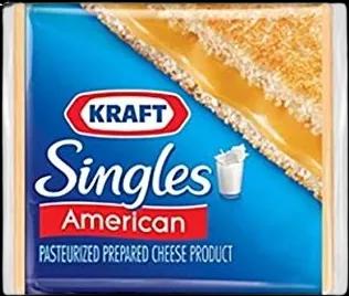 Kraft Cheese American Singles Yellow 8 OZ Pack of 3