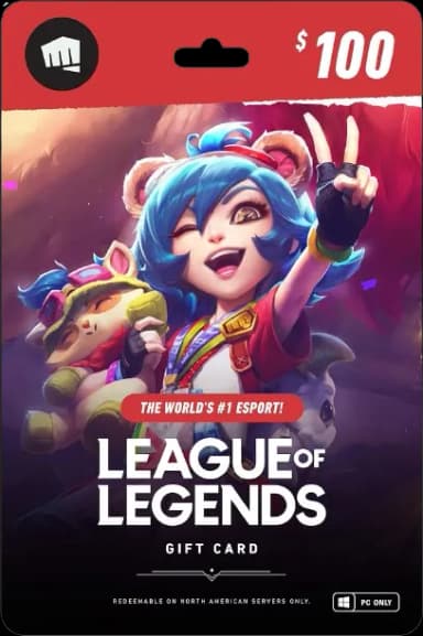 League of Legends $100 Gift Card