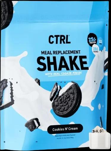 CTRL Meal Replacement Shake with Real Cookie Pieces – Cookies N' Cream