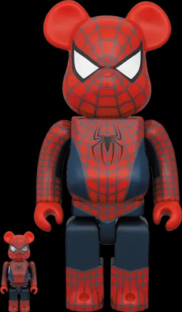 Bearbrick x Marvel Spider-Man No Way Home Friendly Neighborhood Spider-Man 100% & 400% Set