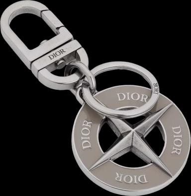 Dior x Stone Island Key Ring Gray