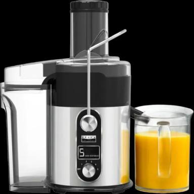 bella PRO - 5-Speed Centrifugal Digital Juice Extractor - Stainless Steel